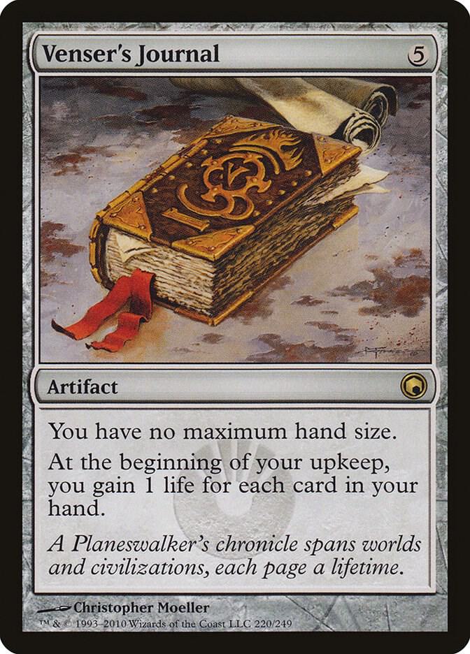 Venser's Journal (220) [Scars of Mirrodin]
