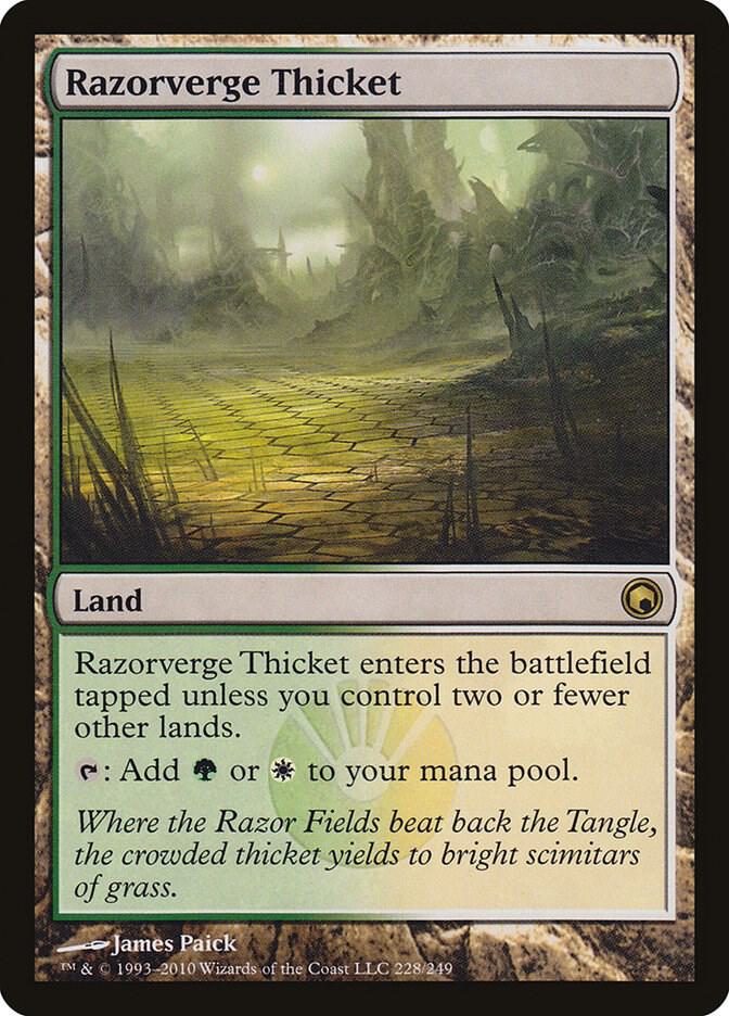 Razorverge Thicket (228) [Scars of Mirrodin]
