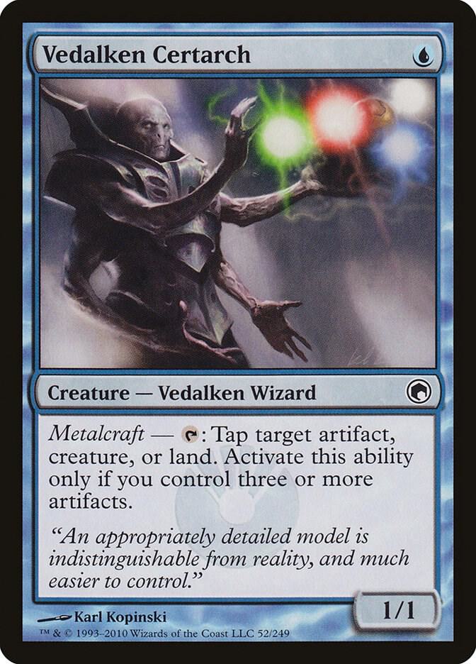 Vedalken Certarch (52) [Scars of Mirrodin]