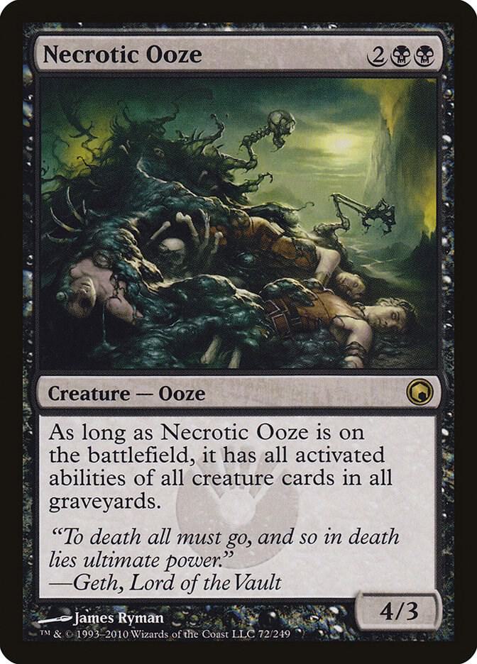 Necrotic Ooze (72) [Scars of Mirrodin]