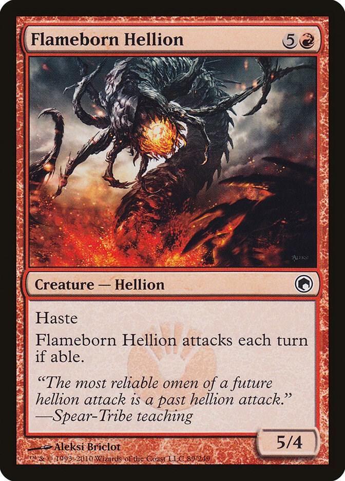 Flameborn Hellion (89) [Scars of Mirrodin]
