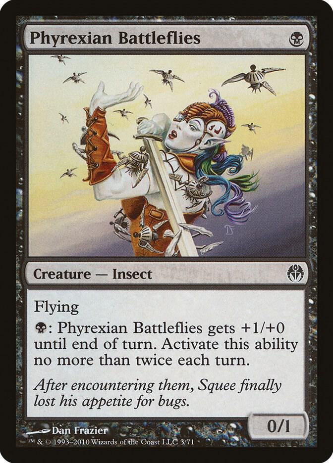 Phyrexian Battleflies (3) [Duel Decks: Phyrexia vs. the Coalition]
