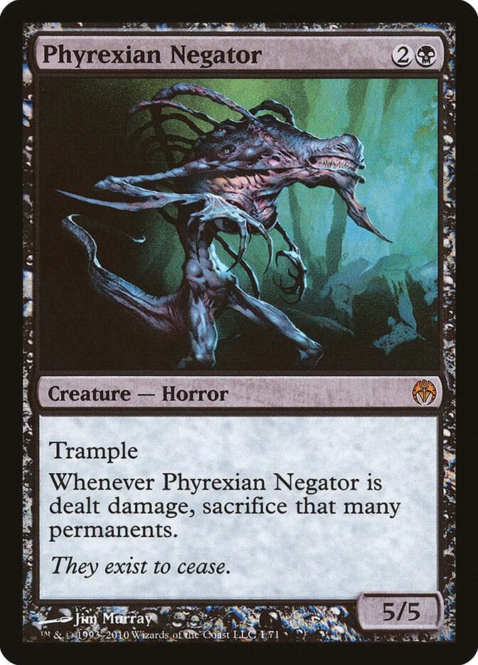 Phyrexian Negator (1) [Duel Decks: Phyrexia vs. the Coalition]