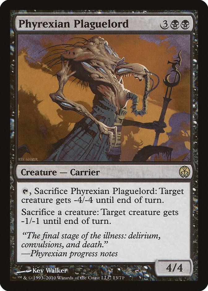 Phyrexian Plaguelord (13) [Duel Decks: Phyrexia vs. the Coalition]