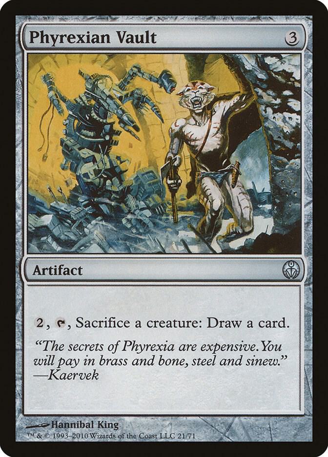 Phyrexian Vault (21) [Duel Decks: Phyrexia vs. the Coalition]