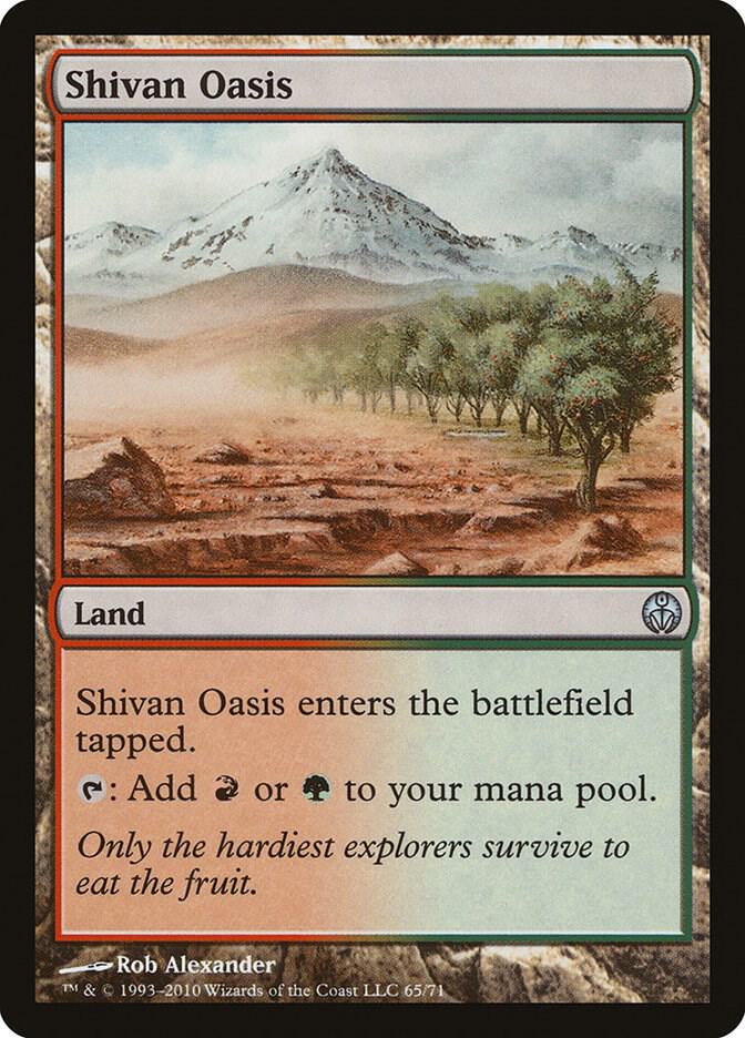 Shivan Oasis (65) [Duel Decks: Phyrexia vs. the Coalition]