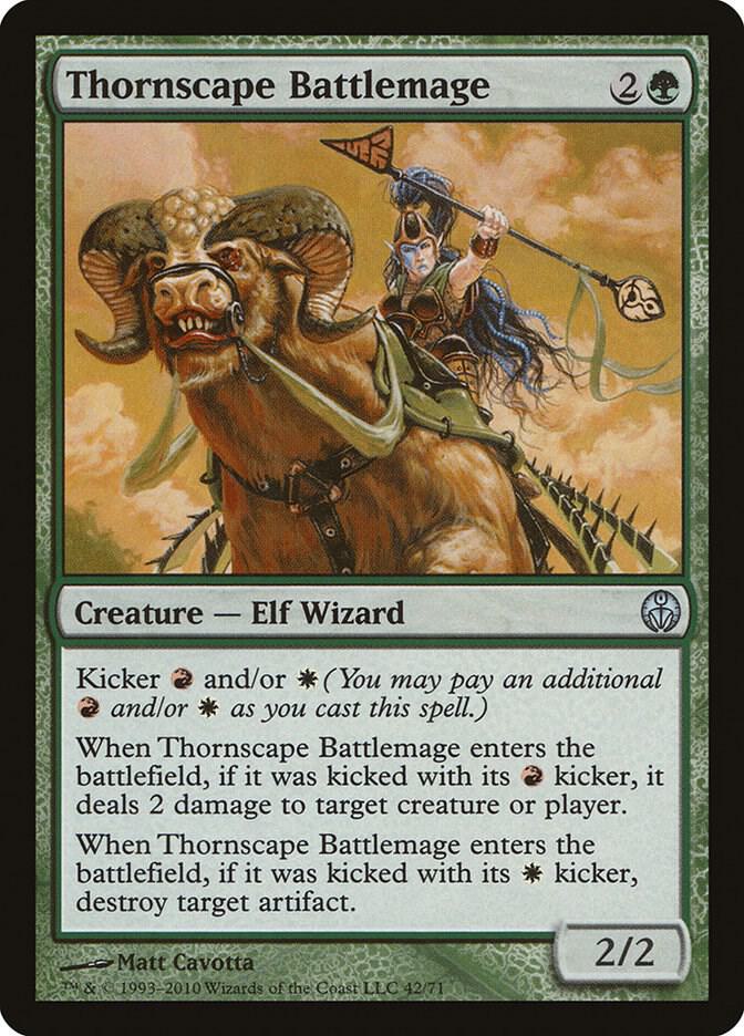 Thornscape Battlemage (42) [Duel Decks: Phyrexia vs. the Coalition]