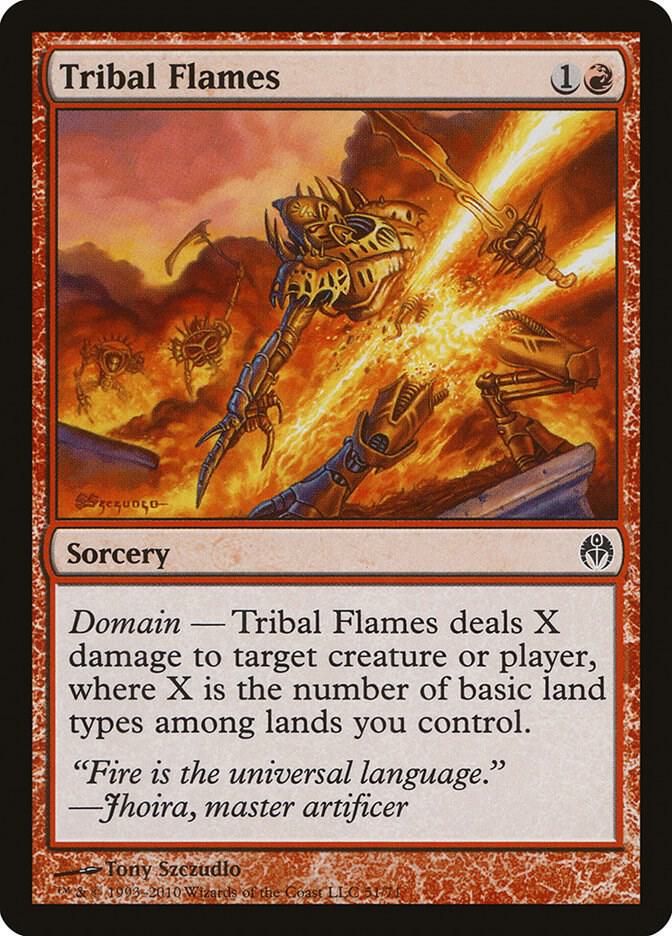 Tribal Flames (51) [Duel Decks: Phyrexia vs. the Coalition]