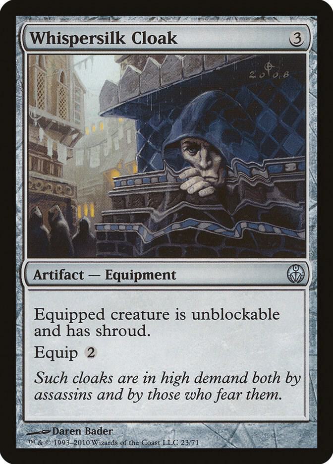 Whispersilk Cloak (23) [Duel Decks: Phyrexia vs. the Coalition]