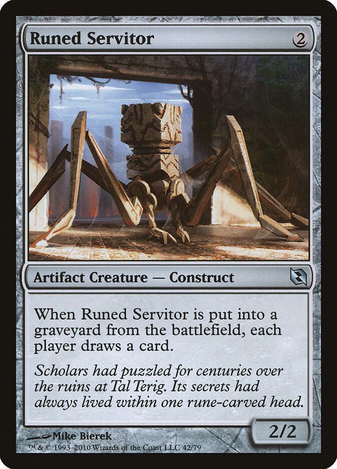 Runed Servitor (42) [Duel Decks: Elspeth vs. Tezzeret]