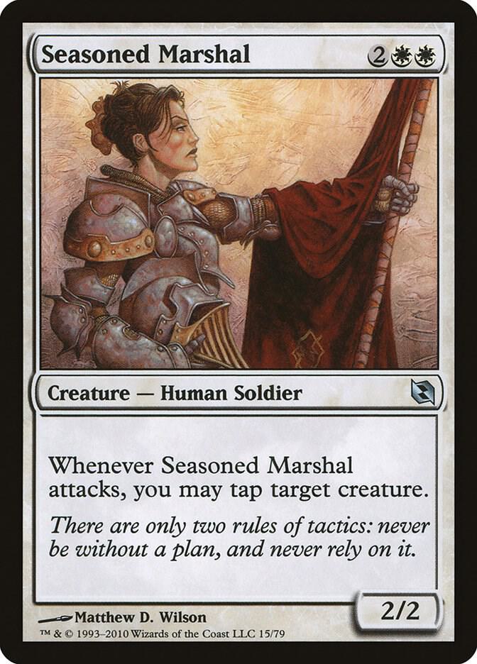 Seasoned Marshal (15) [Duel Decks: Elspeth vs. Tezzeret]