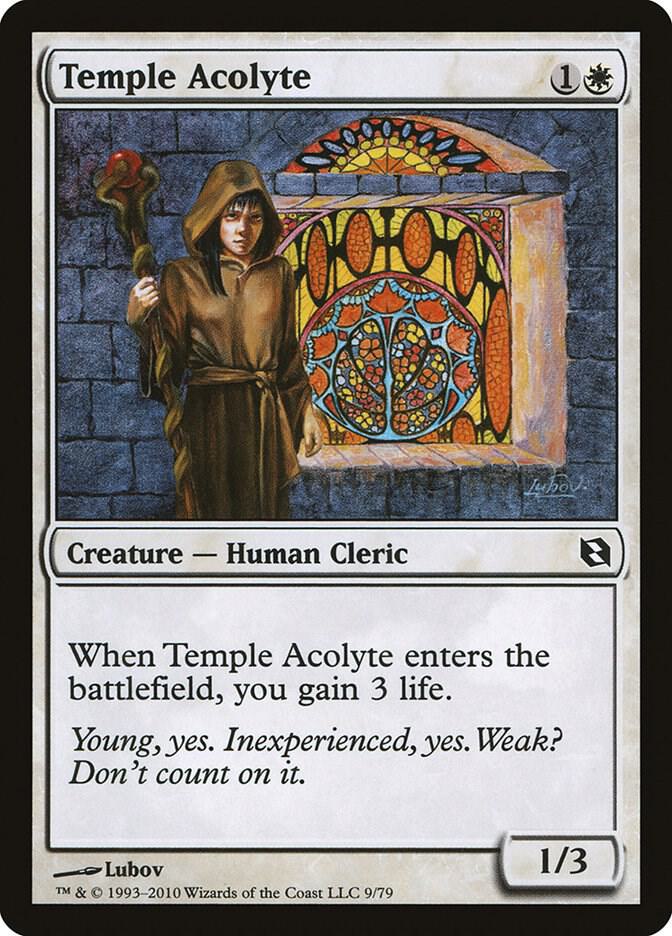 Temple Acolyte (9) [Duel Decks: Elspeth vs. Tezzeret]