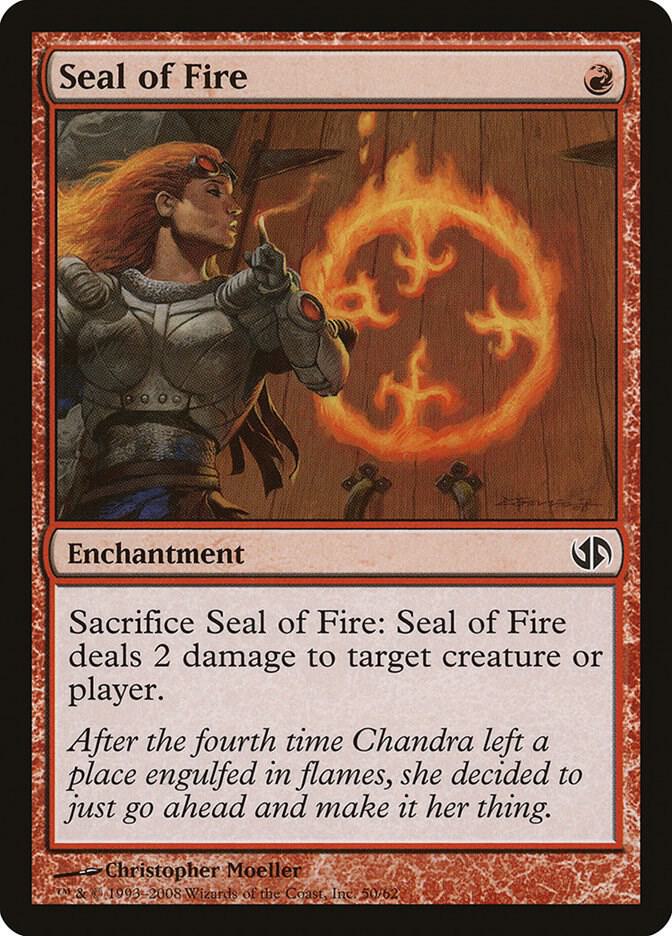Seal of Fire (50) [Duel Decks: Jace vs. Chandra]