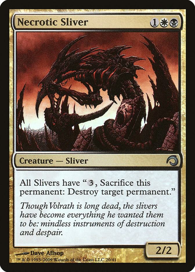Necrotic Sliver (20) [Premium Deck Series: Slivers]