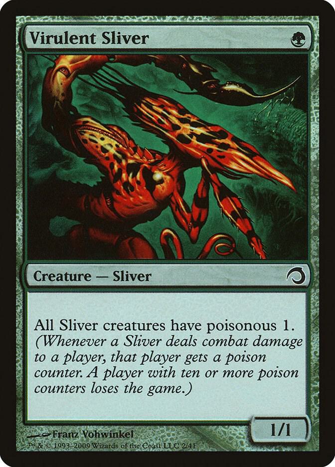 Virulent Sliver (2) [Premium Deck Series: Slivers]