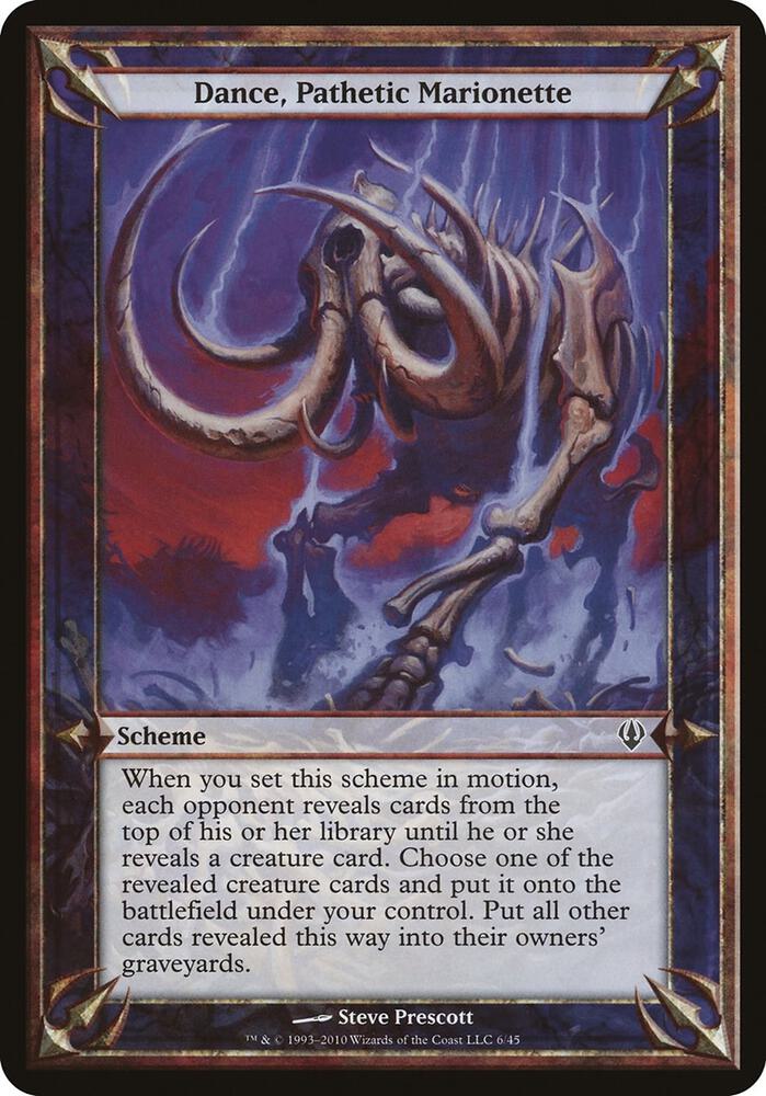 Dance, Pathetic Marionette (Archenemy) [Oversize Cards]