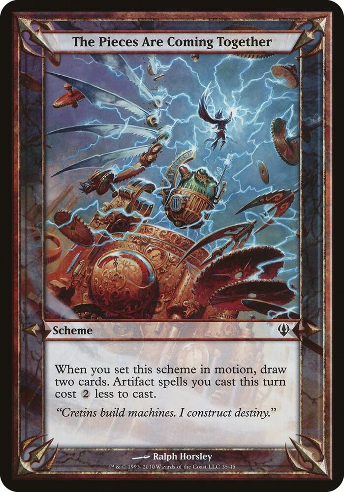 The Pieces Are Coming Together (Archenemy) [Oversize Cards]