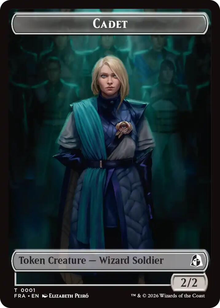 Cadet // Map Double-Sided Token (1 // 14) [Reality Fracture Commander]