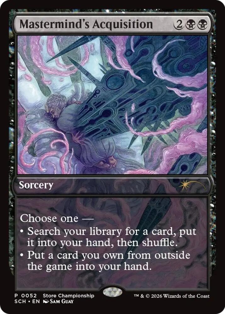 Mastermind's Acquisition (52) [Game Day Promos]