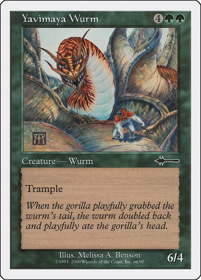 Yavimaya Wurm (66) [Beatdown Box Set]