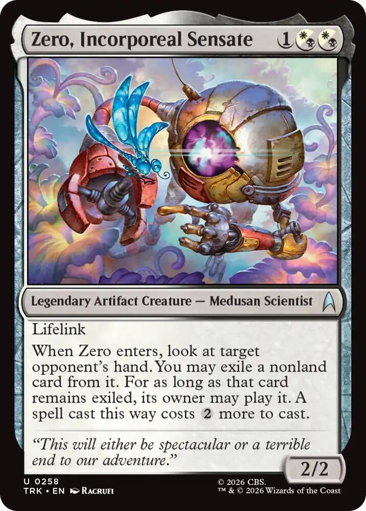 Zero, Incorporeal Sensate (258) [Star Trek]