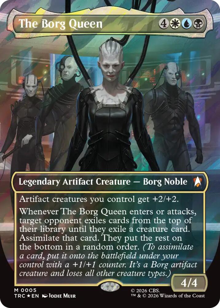 The Borg Queen (Borderless) (Surge Foil) (5) [Star Trek Commander]