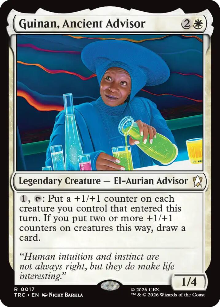Guinan, Ancient Advisor (Surge Foil) (17) [Star Trek Commander]