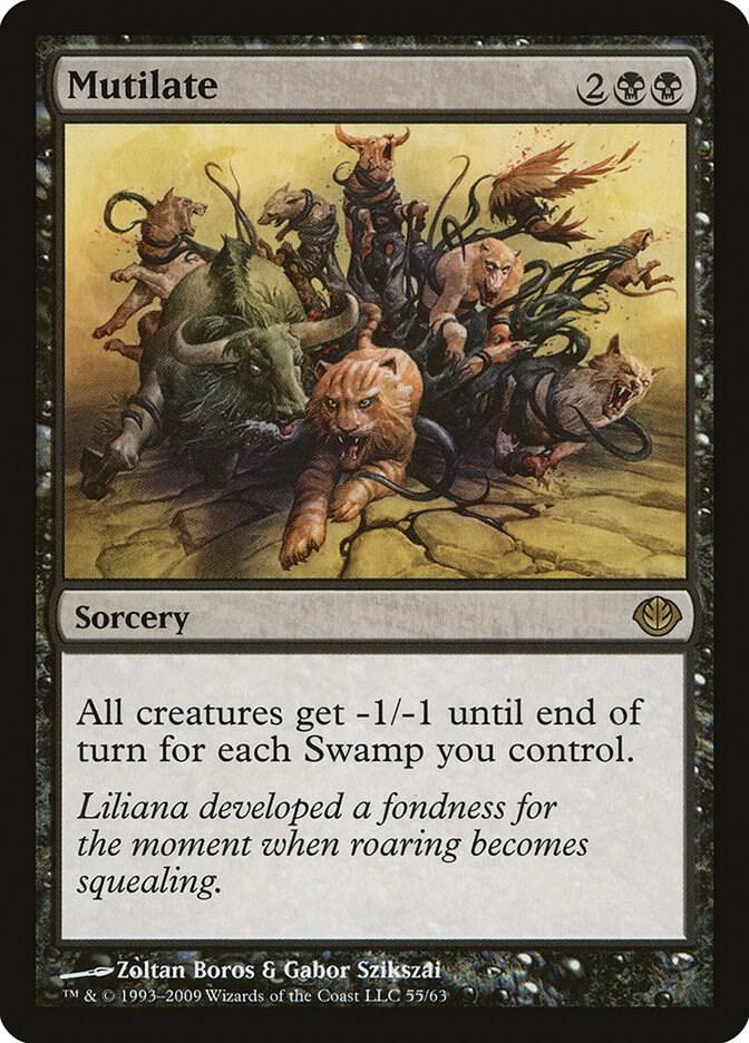 Mutilate (55) [Duel Decks: Garruk vs. Liliana]