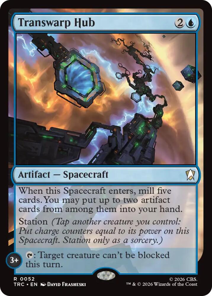 Transwarp Hub (Surge Foil) (52) [Star Trek Commander]