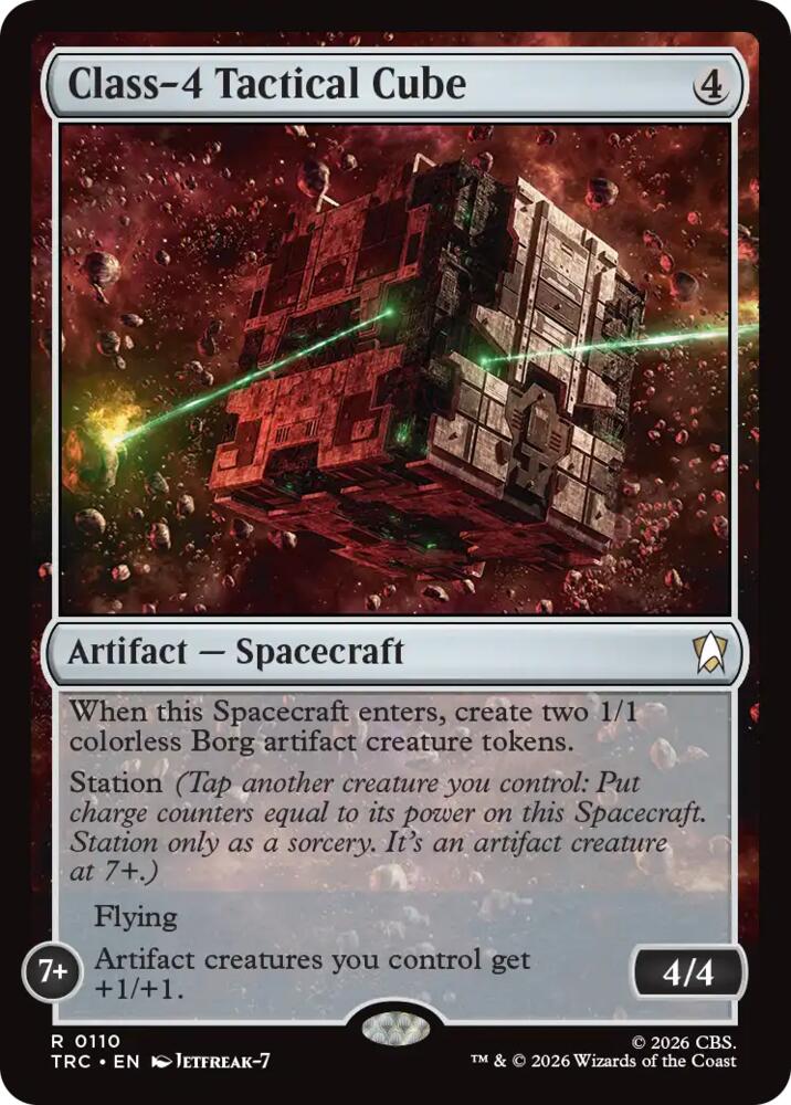 Class-4 Tactical Cube (110) [Star Trek Commander]