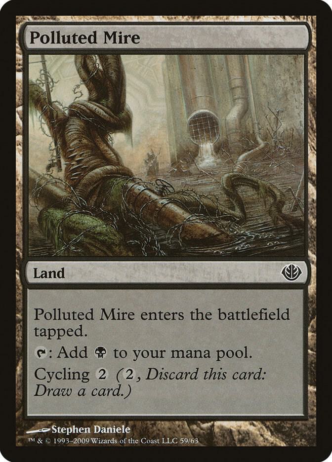 Polluted Mire (59) [Duel Decks: Garruk vs. Liliana]