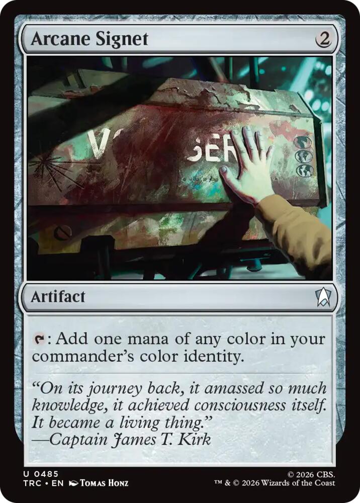 Arcane Signet (Surge Foil) (485) [Star Trek Commander]