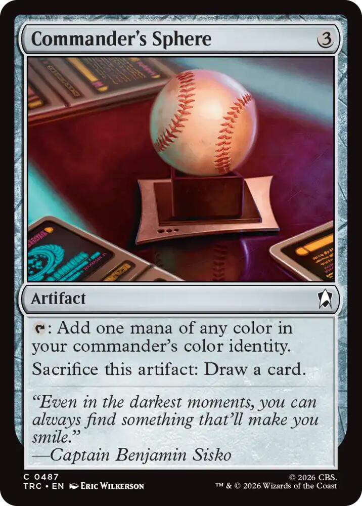 Commander's Sphere (Surge Foil) (487) [Star Trek Commander]