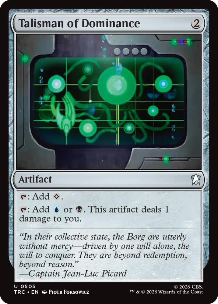 Talisman of Dominance (Surge Foil) (505) [Star Trek Commander]