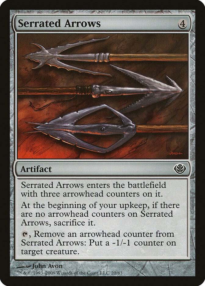 Serrated Arrows (20) [Duel Decks: Garruk vs. Liliana]