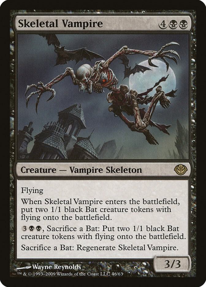 Skeletal Vampire (46) [Duel Decks: Garruk vs. Liliana]