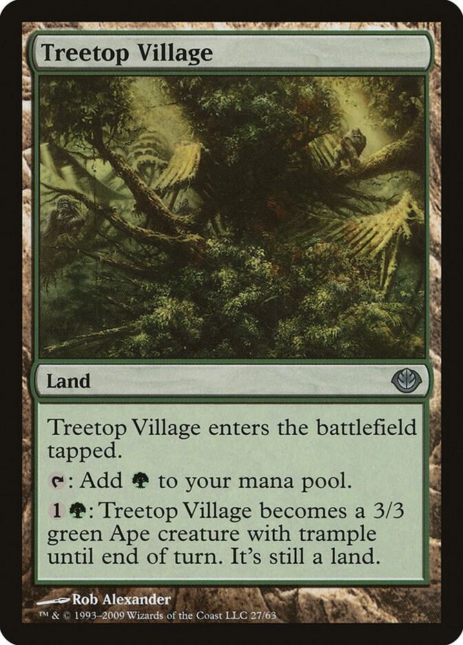Treetop Village (27) [Duel Decks: Garruk vs. Liliana]