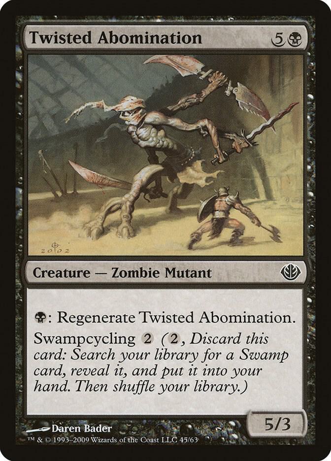 Twisted Abomination (45) [Duel Decks: Garruk vs. Liliana]