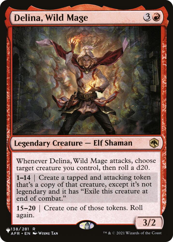 Delina, Wild Mage (138) [The List]