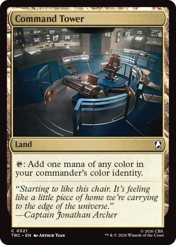 Command Tower (Surge Foil) (521) [Star Trek Commander]