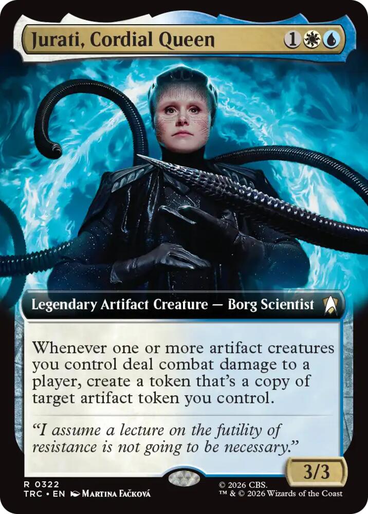 Jurati, Cordial Queen (Extended Art) (322) [Star Trek Commander]