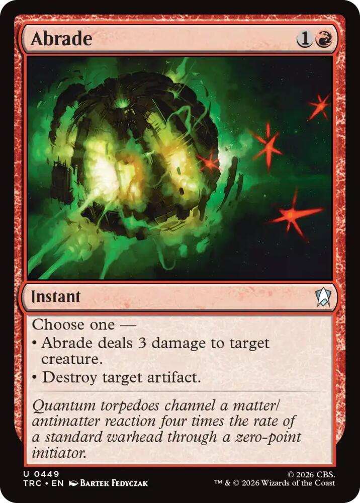 Abrade (Surge Foil) (449) [Star Trek Commander]