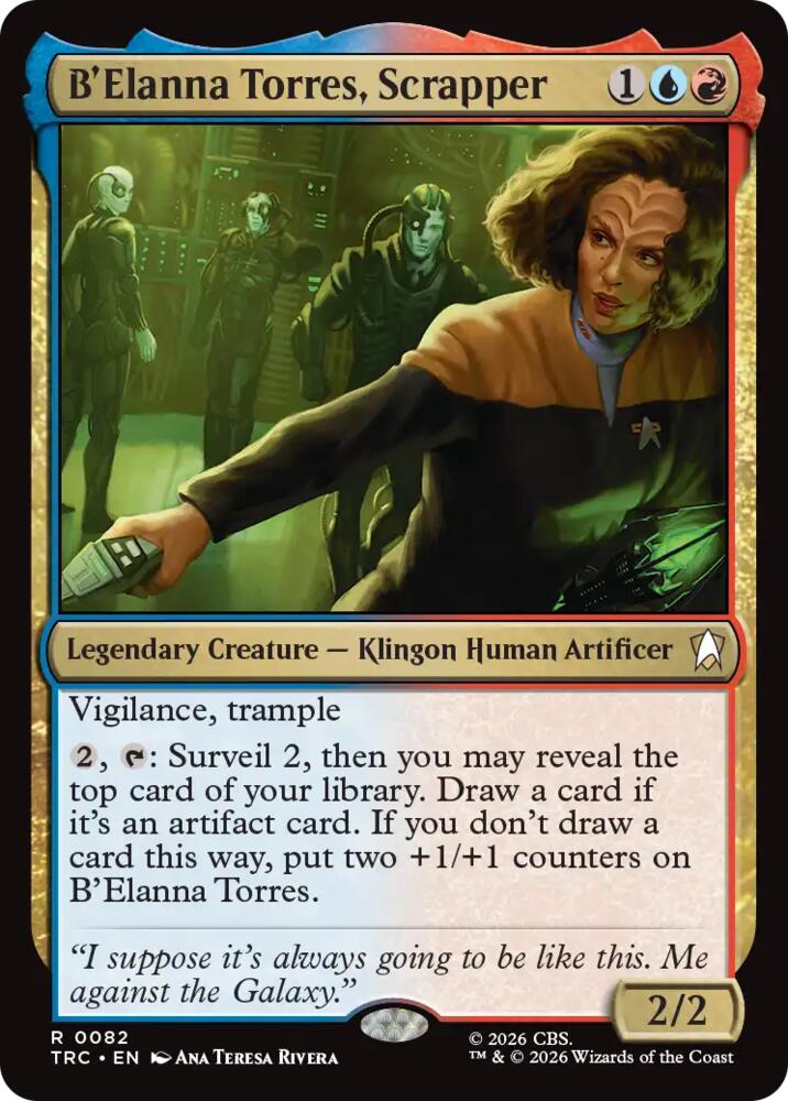 B'Elanna Torres, Scrapper (Surge Foil) (82) [Star Trek Commander]