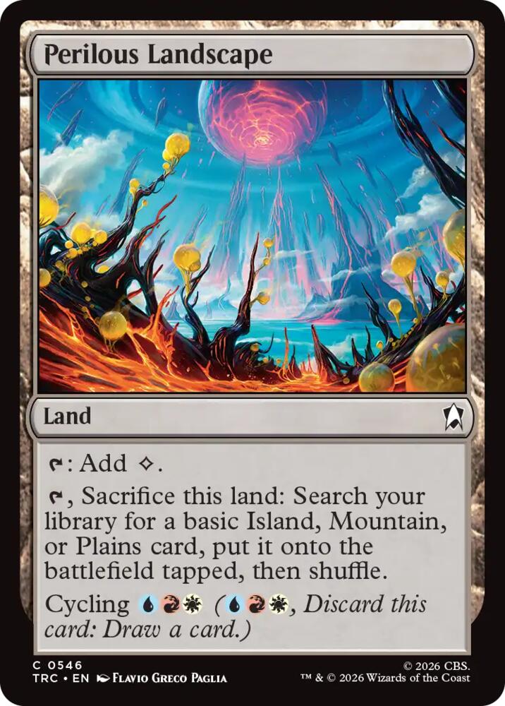 Perilous Landscape (Surge Foil) (546) [Star Trek Commander]