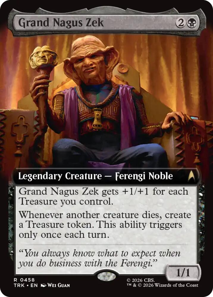 Grand Nagus Zek (Extended Art) (458) [Star Trek]
