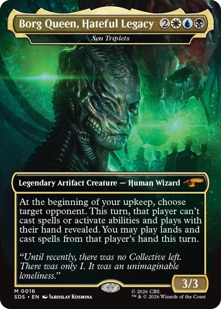 Borg Queen, Hateful Legacy - Sen Triplets (Borderless) (16) [Star Trek: Stardates]
