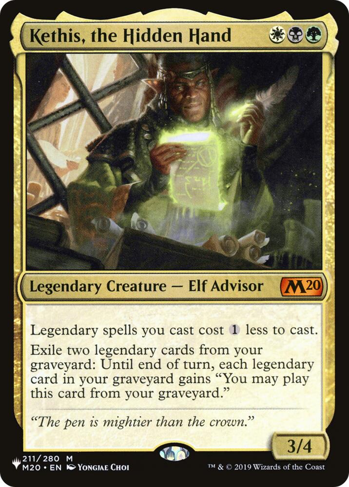 Kethis, the Hidden Hand (211) [The List]