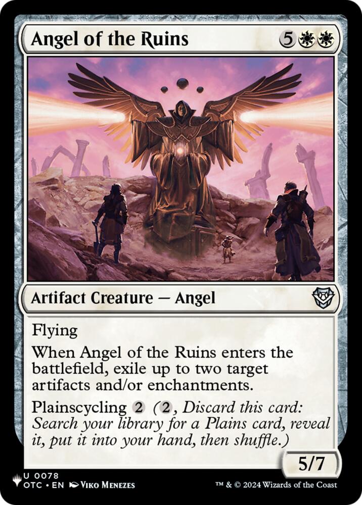 Angel of the Ruins (78) [The List]