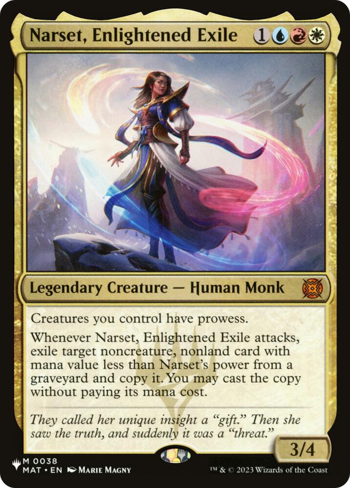 Narset, Enlightened Exile (38) [The List]