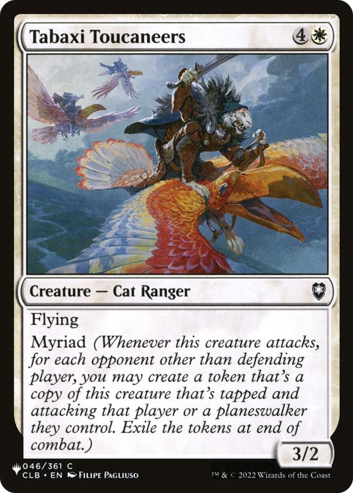 Tabaxi Toucaneers (46) [The List]
